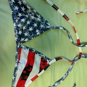 Joly triangle Amerikah tie back top